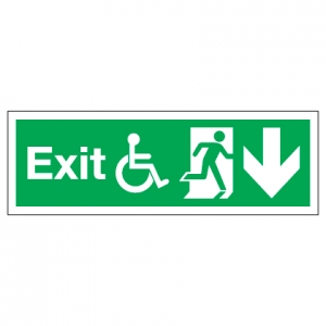 Exit Disabled Access With Down Arrow