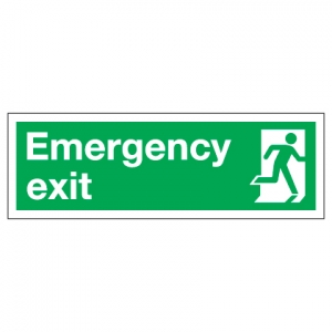 Emergency Exit Running Man Right