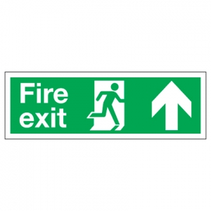 Fire Exit With Up Arrow