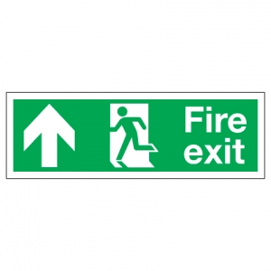 Fire Exit With Up Arrow