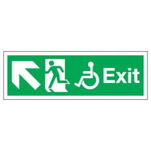Exit Disabled Access With Up Left Arrow