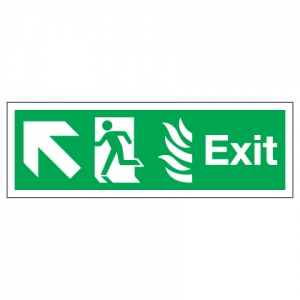 Exit With Up Left Arrow