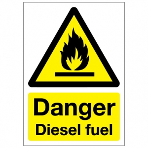 Danger Diesel Fuel