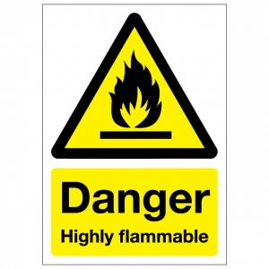 Danger Highly Flammable