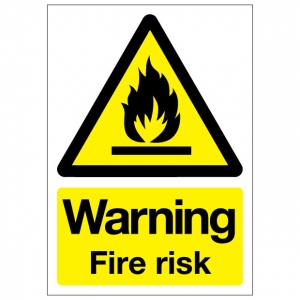 Warning Fire Risk