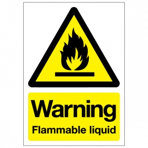 Warning Flammable Liquid