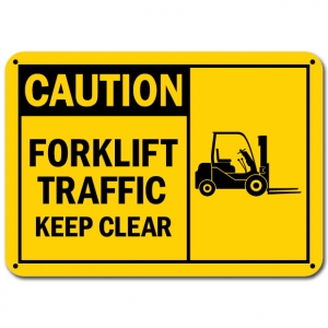 Forklift Traffic Keep Clear