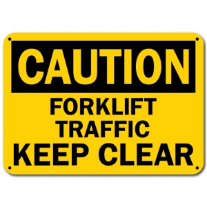 Forklift Traffic Keep Clear