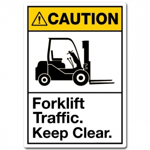 Forklift Traffic Keep Clear