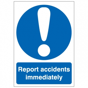 Report Accidents Immediately
