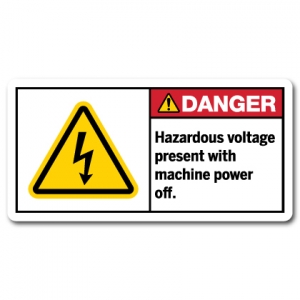 High Voltage Present With Machine Power Off