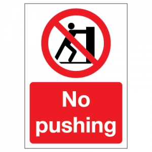 No Pushing