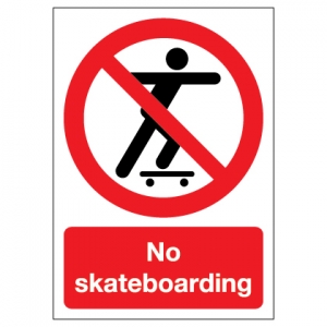 No Skateboarding