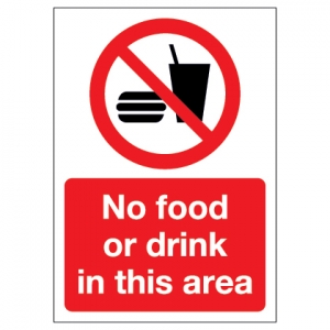 No Food Or Drink In This Area