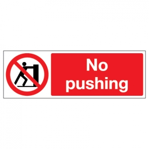 No Pushing