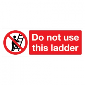 Do Not Use This Ladder