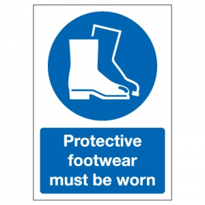 Protective Footwear Must Be Worn