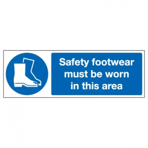 Safety Footwear Must Be Worn In This Area