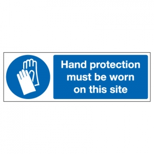 Hand Protection Must Be Worn On This Site