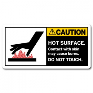 Hot Surface Contact With Skin May Cause Burns Do Not Touch