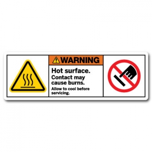 Hot Surface Contact May Cause Burns Allow To Cool Before Servicing