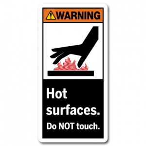 Hot Surfaces Do Not Touch