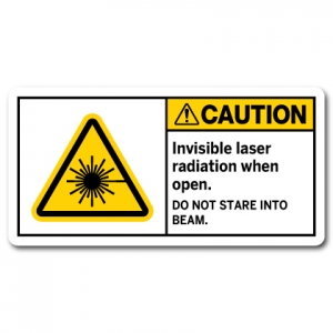Invisible Laser Radiation When Open Do Not Stare Into Beam