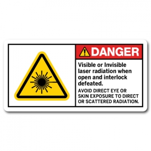 Visible Or Invisible Laser Radiation When Open And Interlock Defeated Avoid Direct Eye Or Skin Exposure To Direct Or Scattered Radiation