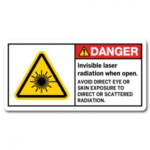 Invisible Laser Radiation When Open Avoid Direct Eye Or Skin Exposure To Direct Or Scattered Radiation