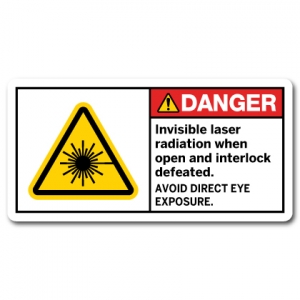 Invisible Laser Radiation When Open And Interlock Defeated Avoid Direct Eye Exposure
