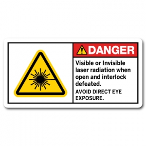 Visible Or Invisible Laser Radiation When Open And Interlock Defeated Avoid Direct Eye Exposure