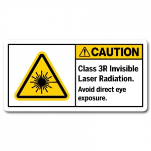 Class 3R Invisible Laser Radiation Avoid Direct Eye Exposure