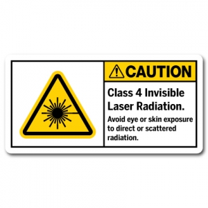 Class 4 Invisible Laser Radiation Avoid Eye Or Skin Exposure To Direct Or Scattered Radiation