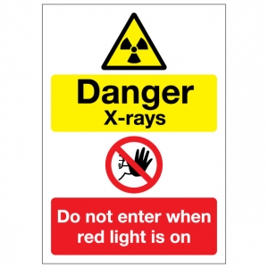 Danger Xrays Do Not Enter When Red Light Is On