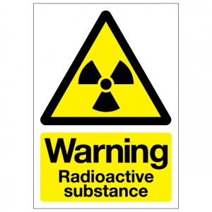 Warning Radioactive Substance