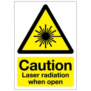 Caution Laser Radiation When Open