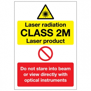 Laser Radiation CLASS 2M Laser Product Do Not Stare Into Beam Or View Directly With Optical Instruments