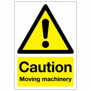 Caution Moving Machinery