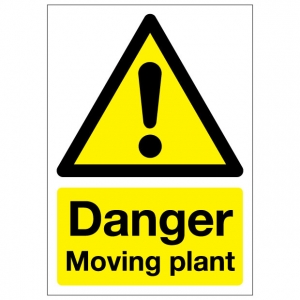 Danger Moving Plant