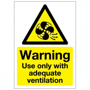 Warning Use Only With Adequate Ventilation