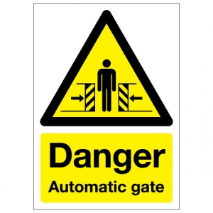 Danger Automatic Gate
