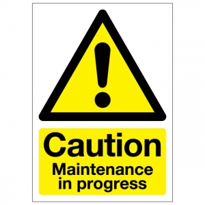 Caution Maintenance In Progress