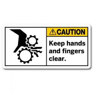 Keep Hands And Fingers Clear