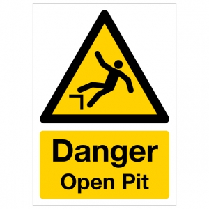 Danger Open Pit