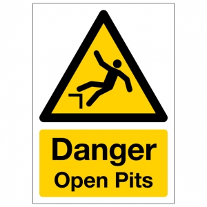 Danger Open Pit