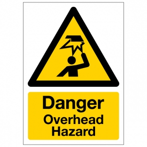 Danger Overhead Hazard