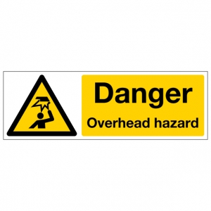 Danger Overhead Hazard