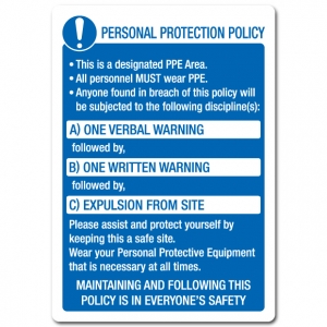 Personal Protection Policy
