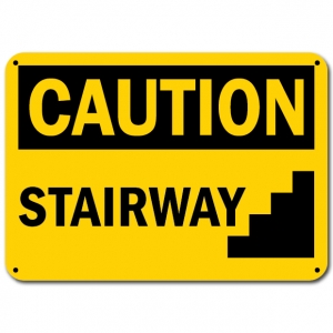 Caution Stairway