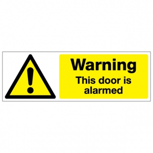 Warning This Door Is Alarmed